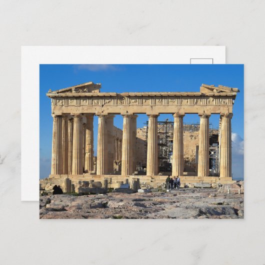 Athens Acropolis Briefkaart (Voorkant / Achterkant)