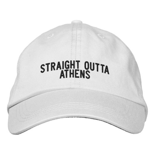 Athens Alabama Hoed Geborduurde Pet (Voorkant)