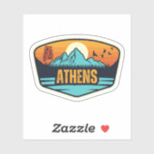 Athens, Alabama Sticker (Vel)