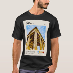 Athens  Aquarel Travel T-shirt