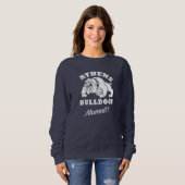 Athens Bulldogs Alumni! Vrouw haar sweatshirt (Voorkant volledig)