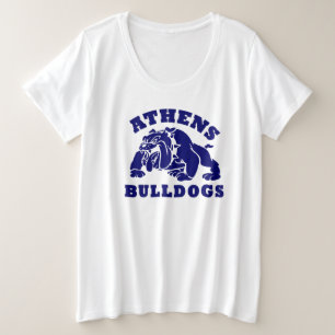Athens Bulldogs plus groot t-shirt