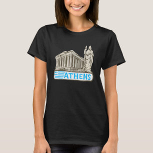 Athens City Griekenland souvenir voor mannen vrouw T-shirt