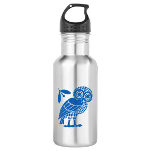 Athens city municipality flag symbol emblem owl bi waterfles