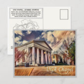 Athens Georgia Briefkaart Chapel GA (Voorkant / Achterkant)