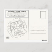 Athens Georgia Briefkaart Chapel GA (Achterkant)