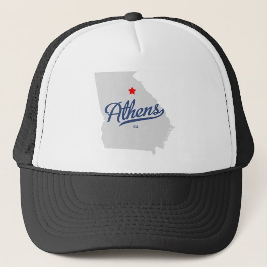 Athens Georgia GA Shirt Trucker Pet (Voorkant)