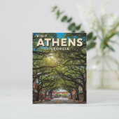 Athens Georgia Reizen Briefkaart (Staand voorkant)