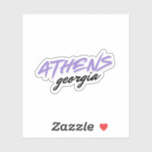 Athens Georgia Sticker (Vel)