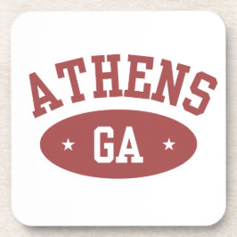 Athens, Georgia Vintage Sportieve College Onderzet Bier Onderzetter