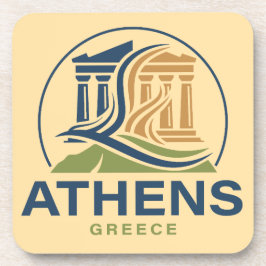 Athens Greece Acropolis Parthenon Bier Onderzetter