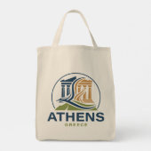 Athens Greece Acropolis Parthenon Tote Bag (Achterkant)