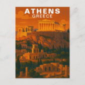Athens, Greece Ancient Classic Ruins Briefkaart (Voorkant)