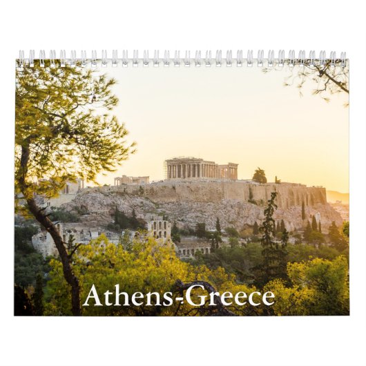 Athens-Greece Calendar Kalender (Hoes)