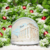 Athens Greece Travel Snow Globe – Ancient City Lan Sneeuwbol (Kerstmis)