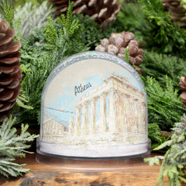 Athens Greece Travel Snow Globe – Ancient City Lan Sneeuwbol