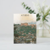 Athens Griekenland Akropolis Uitzicht Briefkaart (Staand voorkant)