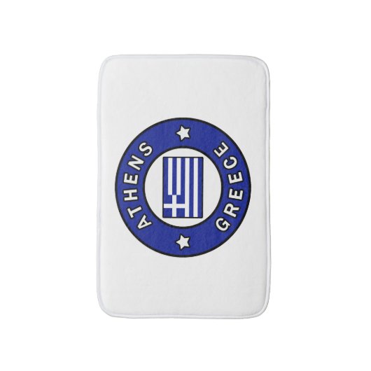 Athens Griekenland Badmat (Voorkant Verticaal)