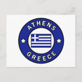 Athens Griekenland Briefkaart (Voorkant)