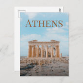 Athens Griekenland Briefkaart (Voorkant / Achterkant)