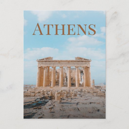 Athens Griekenland Briefkaart (Voorkant)