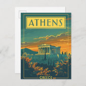 Athens, Griekenland Briefkaart | Parthenon (Voorkant / Achterkant)