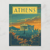  Athens, Griekenland Briefkaart | Parthenon (Voorkant)