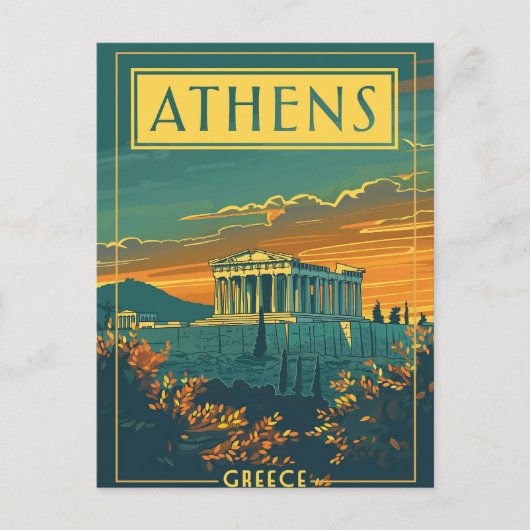 Athens, Griekenland Briefkaart | Parthenon (Voorkant)