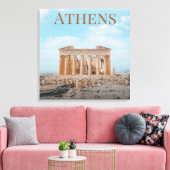 Athens Griekenland Canvas Afdruk (Insitu (Woonkamer))