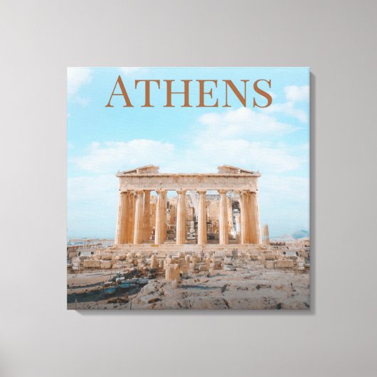 Athens Griekenland Canvas Afdruk (Voorkant)