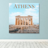 Athens Griekenland Canvas Afdruk (Insitu (Houten vloer))
