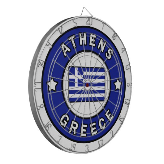 Athens Griekenland Dartbord (Voorkant Links)