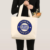 Athens Griekenland Grote Tote Bag (Voorkant (product))