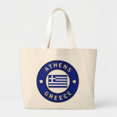 Athens Griekenland Grote Tote Bag (Voorkant)