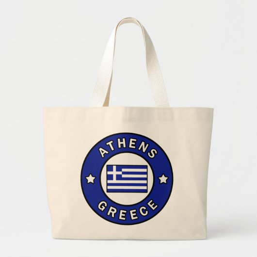 Athens Griekenland Grote Tote Bag (Voorkant)