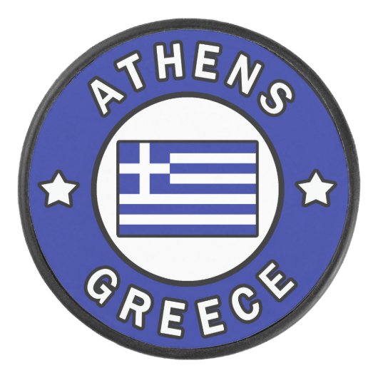Athens Griekenland Hockey Puck (Voorkant)
