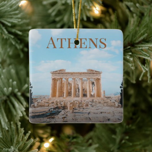 Athens Griekenland Keramisch Ornament (Boom)