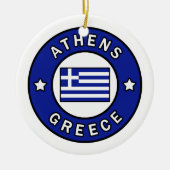 Athens Griekenland Keramisch Ornament (Voorkant)