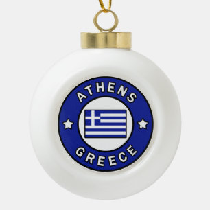 Athens Griekenland Keramische Bal Ornament