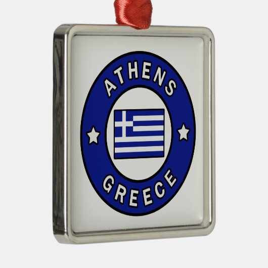 Athens Griekenland Metalen Ornament (Rechts)