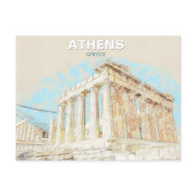 Athens Griekenland – Oude Stad Reis Souvenir