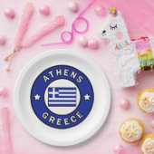 Athens Griekenland Papieren Bordje (Feest)