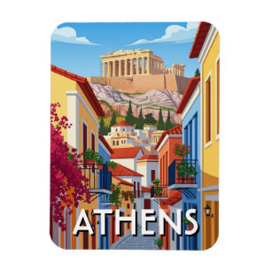 Athens Griekenland Plaka Reizen Magneet