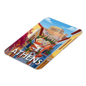 Athens Griekenland Plaka Reizen Magneet (Linkerzijde)