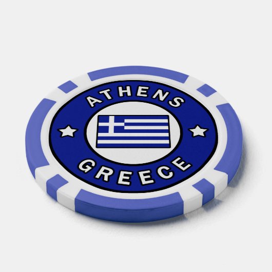 Athens Griekenland Poker Chips (Enkel)