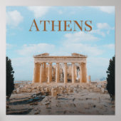 Athens Griekenland Poster (Voorkant)