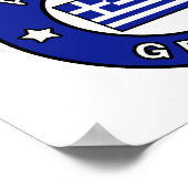 Athens Griekenland Poster (Hoek)