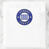 Athens Griekenland Rechthoekige Sticker (Tas)