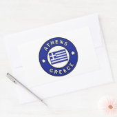 Athens Griekenland Rechthoekige Sticker (Envelop)