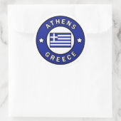 Athens Griekenland Ronde Sticker (Tas)